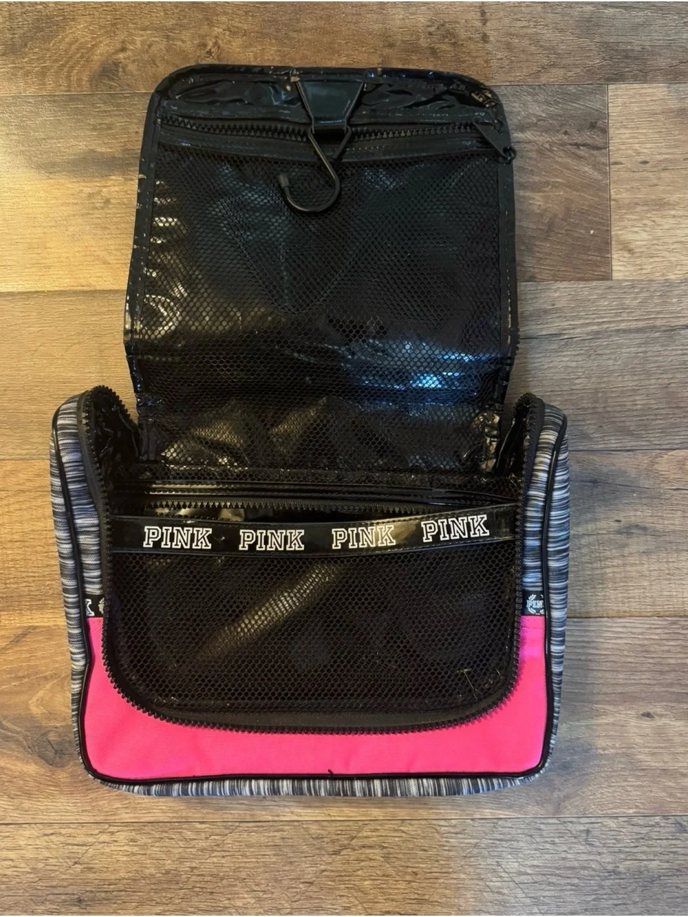 Victoria’s Secret PINK Y2K Hanging Travel Makeup Toiletry Bag Organizer